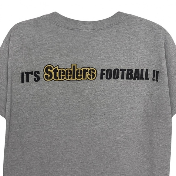 Pittsburgh Steelers Reebok “It’s Not Just Football..." Men M Early 2000s Vintage - Picture 4 of 4